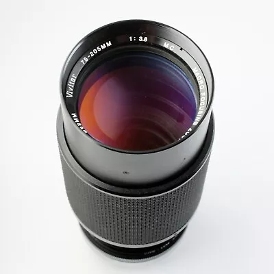 Vivitar 75-205mm F/3.8 Multicoated Macro-Focusing Zoom Lens Canon FD Mount • $22.99