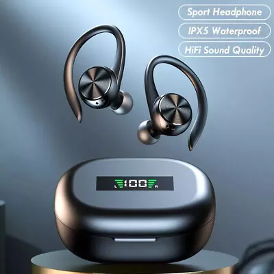 $25.69 • Buy Sweatproof Wireless Bluetooth Earphones Headphones Sport Gym Earbuds With Mic AU