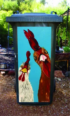 'Chooks' Wheelie Bin Sticker • $25