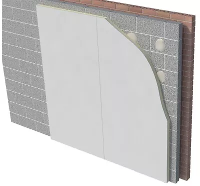 Thermal Laminate PIR Insulated Plasterboard 2400mm X 1200mm 37.5mm X 10 Sheets • £490