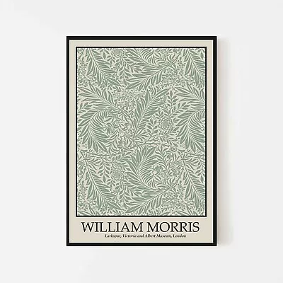 William Morris Larkspur Exhibition Vintage Wall Art Poster Print • $67.05