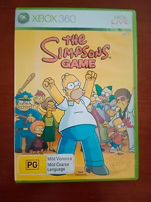 The Simpsons Game - Xbox 360 Complete With Manual - PAL Microsoft • $99.99