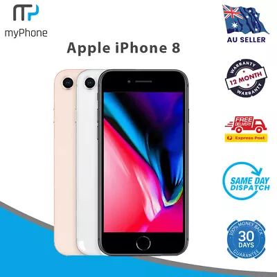 $245 • Buy Apple IPhone 8 (64GB 256GB) Unlocked Smartphone IOS Devices - As New - AU SELLER