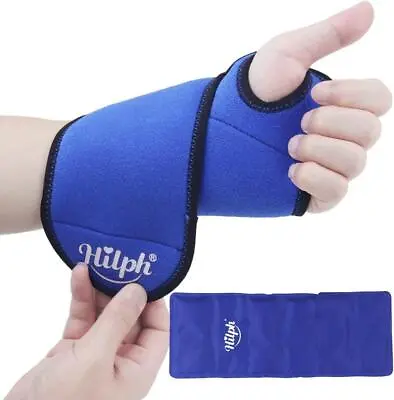 Wrist Ice Pack Wrap For Pain Relief Reusable With Gel Cold Pack For Injuries • £12.99
