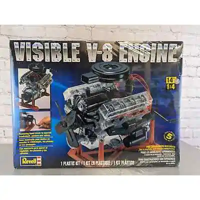 NEW Revell Visible V-8 Engine Model Kit 1:14 Scale Sealed In Box • $74.99