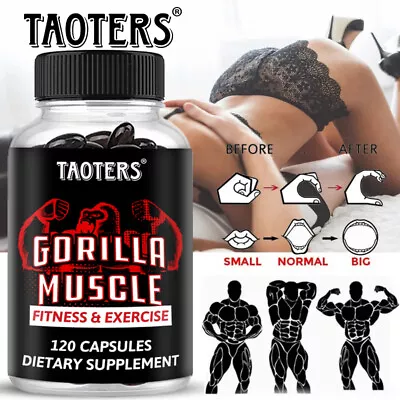 Gorilla Muscle Capsules - Increase Energy To Help Muscle And Blood Vessel Growth • $10.39