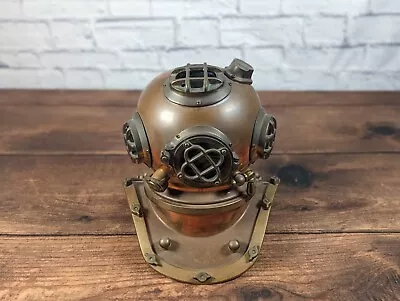 Antique Brass Submarine Scuba Diving Helmet  Vintage DeepSee Salesman Sample • $199.99