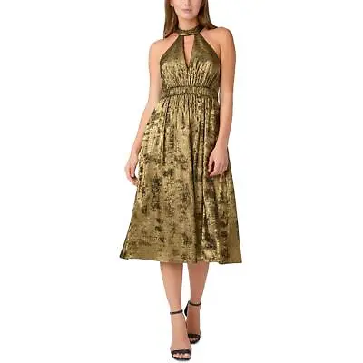 Aidan By Aidan Mattox Womens Shimmer Cut-Out Cocktail And Party Dress BHFO 0253 • $43.99