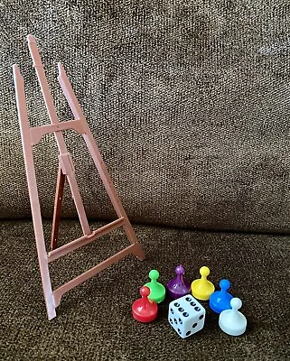 Masterpiece Board Game 1996 Replacement Parts - Display Easel 6 Movers Dice • $10.99