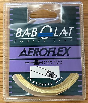 Babolat Aeroflex Badminton String Set 10m 33' New In Package (natural) • $12.95