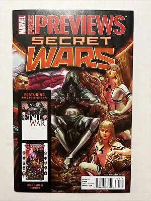 Marvel Previews Secret Wars 2015 Civil War Spider-Man SDCC San Diego Comic Con • $4.95