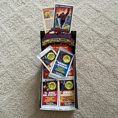 Marvel Universe Series 1 Impel 1990  Trading Cards 1 Factory Sealed Pack • $20