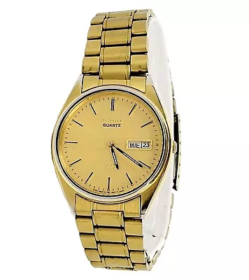 Seiko SQ Watch 5Y23-8A11 Men Seiko Quartz Watch Fits To7.5  Working! • $29.95