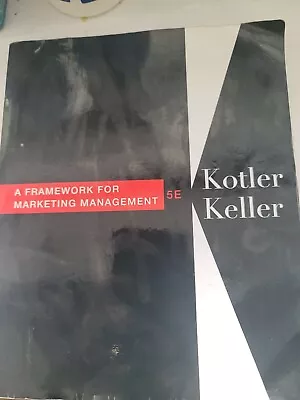 A Framework For Marketing Management By Kevin Lane Keller Philip Kotler And... • $5