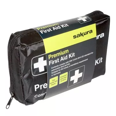 Sakura First Aid Kit For Car Home Travel Europe And UK Approved • £12.75