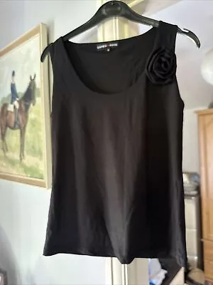 New Look Cameo Rose Black Size 12 Ladies Top Brand New Cami Top • £2