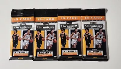 2021 Panini Chronicles Draft Picks Basketball - Lot Of 4 Value Packs -New/Sealed • $19.95