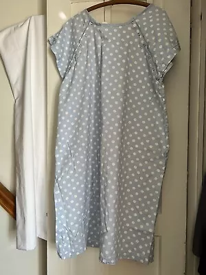£4.83 • Buy Labor/Delivery Maternity Nursing Hospital Gown Blue XL