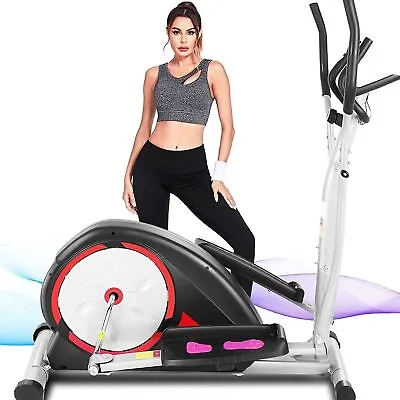 Magnetic Elliptical Exercise Bike Fitness Training Machine Home Cardio Yoga # • $214.99