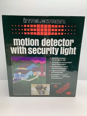 New Sealed Intelectron Motion Detector With Security Light BC 863K • $18.99