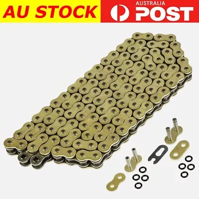 O-RING DRIVE CHAIN 520x120 LINKS FOR MOTORCYCLE ATV UTV ENDURO TRAIL BIKE GOLD • $48.79