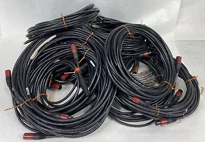 Lot Of (19) Coloram 4-Pin XLR DMX Cable [ 9x 50-ft ] [ 9x 15-ft ] [ 1x 5-ft ]  • $199.99