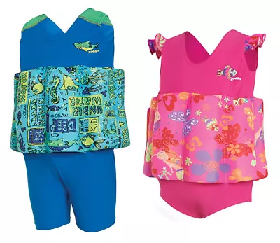 Zoggs Deep Sea Learn To Swim Floatsuit Age 1-2 2-3 Buoyancy Swim Jacket RRP £30 • £19.97