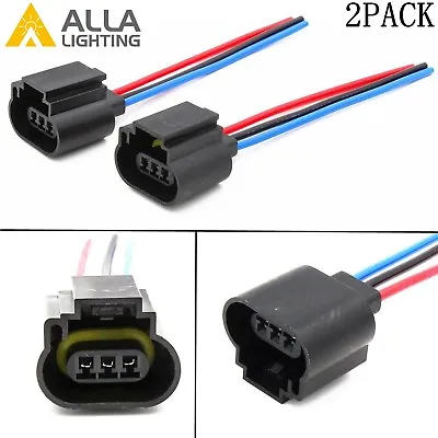 Alla Lighting H13 9008 H13LL Socket Female Adapter Wiring Harness Pigtail Plug • $9.98