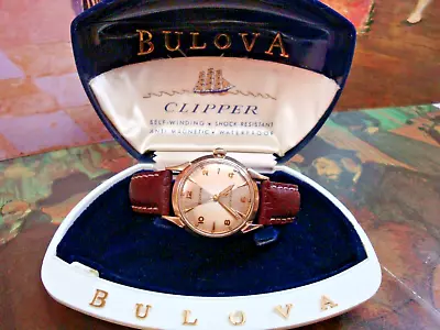 Vintage Bulova Royal Clipper 17 Jewel Automatic Mens Watch • $224