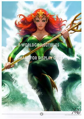 Artgerm Mera Queen Of Atlantis Dcu  2018 Art Print - Signed  A3 • $59.99