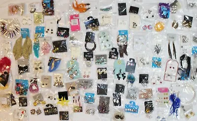 100 New Department Store Earring Lot Wholesale Closeout High $$ Value #100EAR • $48