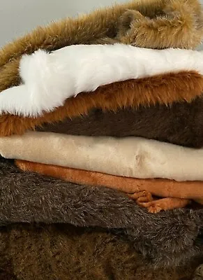 $4.99 • Buy Assorted Faux Fur Fabric Pieces /10 X10  Square