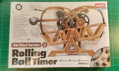 Da Vinci Model Rolling Ball Timer Model Kit #18174 USA Sealed Academy Hobby Kit • $19.97