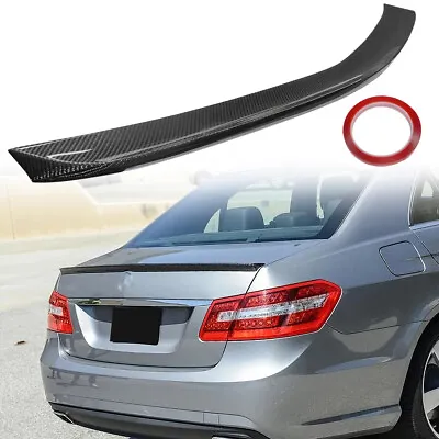 For 10-16 Mercedes Benz W212 E-class & E63 Carbon Fiber Style Rear Roof Spoiler • $89.99