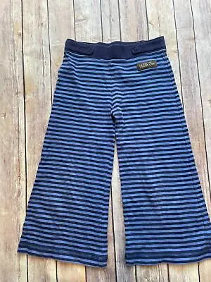 Matilda Jane Size 8 Hammond Bay Marine Blue Striped Straightees READ B4 • $15.99