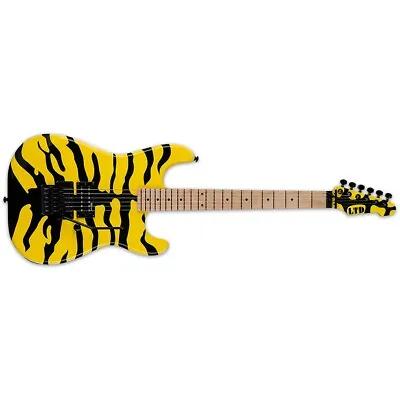 ESP LTD GL-200MT George Lynch Signature Electric Guitar Yellow W/ Tiger Graphic • $699