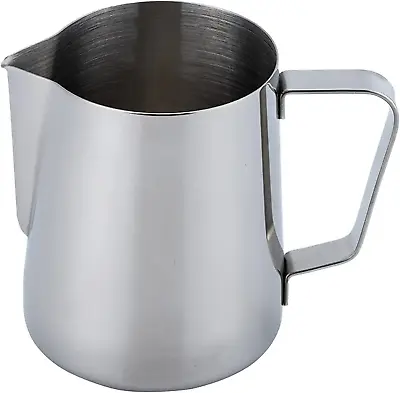 $5.95 • Buy Milk Frothing Pitcher Stainless Steel Steaming Pitchers Art Milk Coffee Jug Cup 