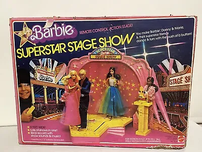 Vintage Barbie Superstar Stage Show - 1978 - With Original Box - Parts Only • $35
