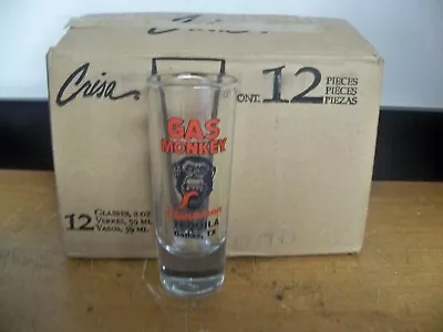 New Gas Monkey Cinamon Tequila Dallas Tx 2 Oz Shot Glass 12 Pack • $48