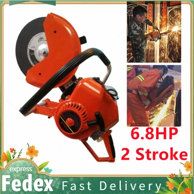 $225 • Buy 6.8HP Disc Petrol Demolition Saw Concrete Cut Off Dry Demo Road Cutter Machine