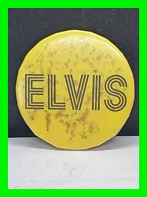 Original Vintage Elvis Pocket Mirror ~ Badge  A Mint LaSalle Illinois 61301 • $24.99