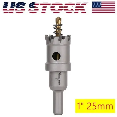 1  25mm TCT Carbide Hole Saw Cutter 1  Drill Bit HoleSaw For Metal Alloy Steel • $13.15