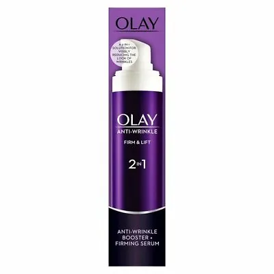 £16.55 • Buy Olay Anti Wrinkle Firm And Lift 2-in-1 Day Cream And Firming Serum 50ml