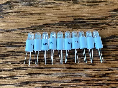 10 New Warm White 14V Bi-Pin LED Lamps Light Bulbs McIntosh MC2600 MC7104 MC7106 • $12