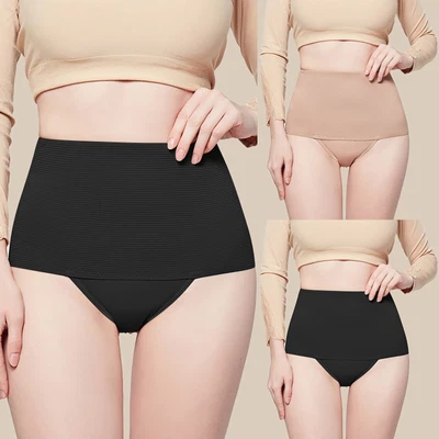 £6.83 • Buy Womens Maternity Shapewear Mid Thigh Pettipant High Waist Underwear Cotton Thong