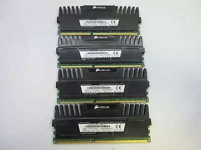 *LOT OF 4* CORSAIR CMZ16GX3M2A1600C10 8GB Desktop PC3-12800 DDR3-1600MHz RAM • $35