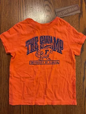 Original Retro Brand Florida Gators Kids T-Shirt Size Kids 5 Orange • $10.99