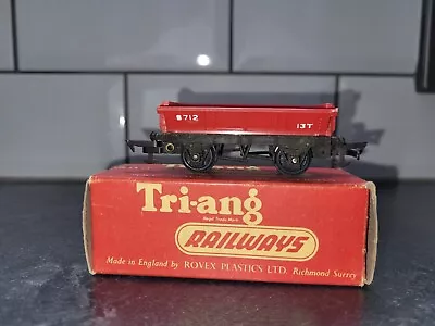 Triang Railways Goods Wagon R113 Drop Down Sides Boxed • £7