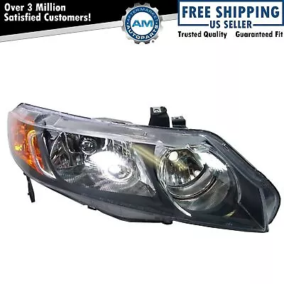 Right Headlight Assembly Passenger Side For 2006-2008 Honda Civic HO2503125 • $46.47