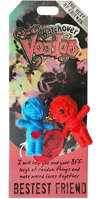 Watchover VOODOO DOLL Keychain BESTEST FRIEND The Best Of Friends 2  Tall • $13.99